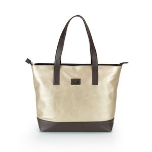 Gold & Brown Designer Handbag